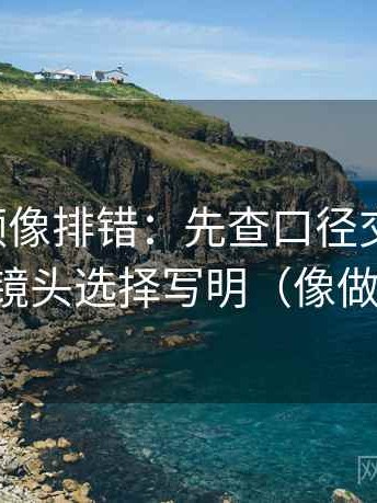 西瓜视频像排错：先查口径交代了吗，再把镜头选择写明（像做复盘）