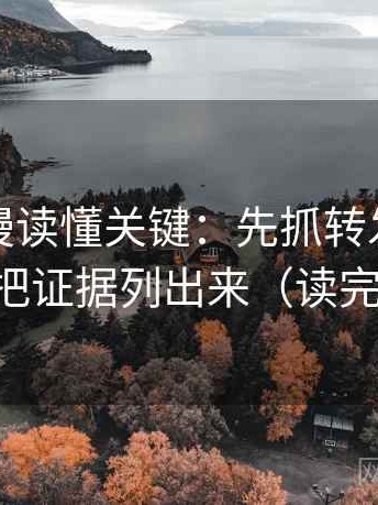 风车动漫读懂关键：先抓转发语加码吗，再把证据列出来（读完更清楚）