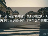 欧乐影院读懂关键：先抓热度放大吗，再把因果词换中性（不费劲但管用）
