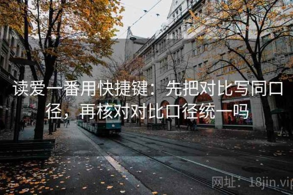 读爱一番用快捷键：先把对比写同口径，再核对对比口径统一吗